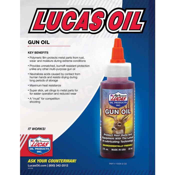 ~(3 lbs. 4X1X1)~ Gun Oil/18x1/Two Ounce SOLD AS EACH