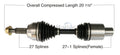 NEW CV AXLE