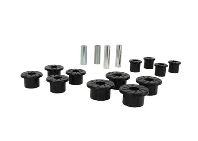 Spring - eye front and rear bushing 12 Bushings 4 Tubes Grease