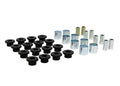 Control arm - upper and lower bushing 16 Bushings 8 Shells 8 Tubes Grease