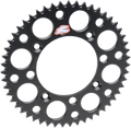 Renthal 2023 Yamaha WR 250F-450F / 01-07 WR250 Rear Grooved Sprocket - Black 520-52P Teeth