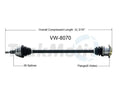 NEW CV AXLE
