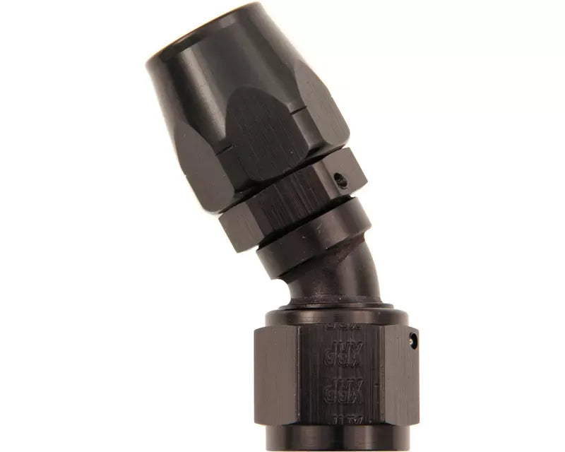 #16 30 Deg Dbl Swivel Hose End Black