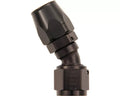 #16 30 Deg Dbl Swivel Hose End Black
