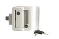 ENTRY DOOR LATCH KIT WHITE