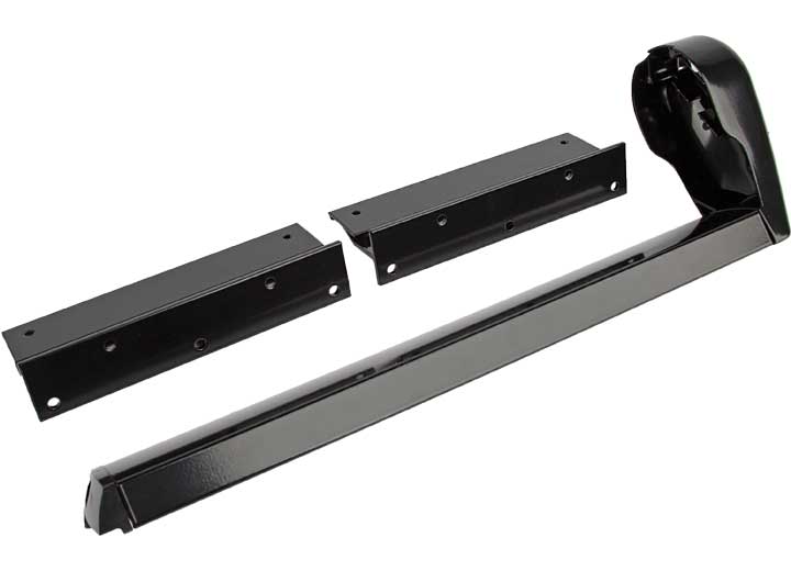ALPINE SLIDEOUT AWNING SHORT MOUNTING BRACKETS 15IN BLACK