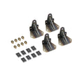 ~(7 lbs. 8X8X6)~ Jeep JK/JL Gladiator Trail Rail Brackets for Cargo Rack 07-Pres Wrangler JK/JL Gladiator Motobilt