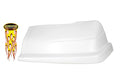 Dominator Late Model Left Nose White