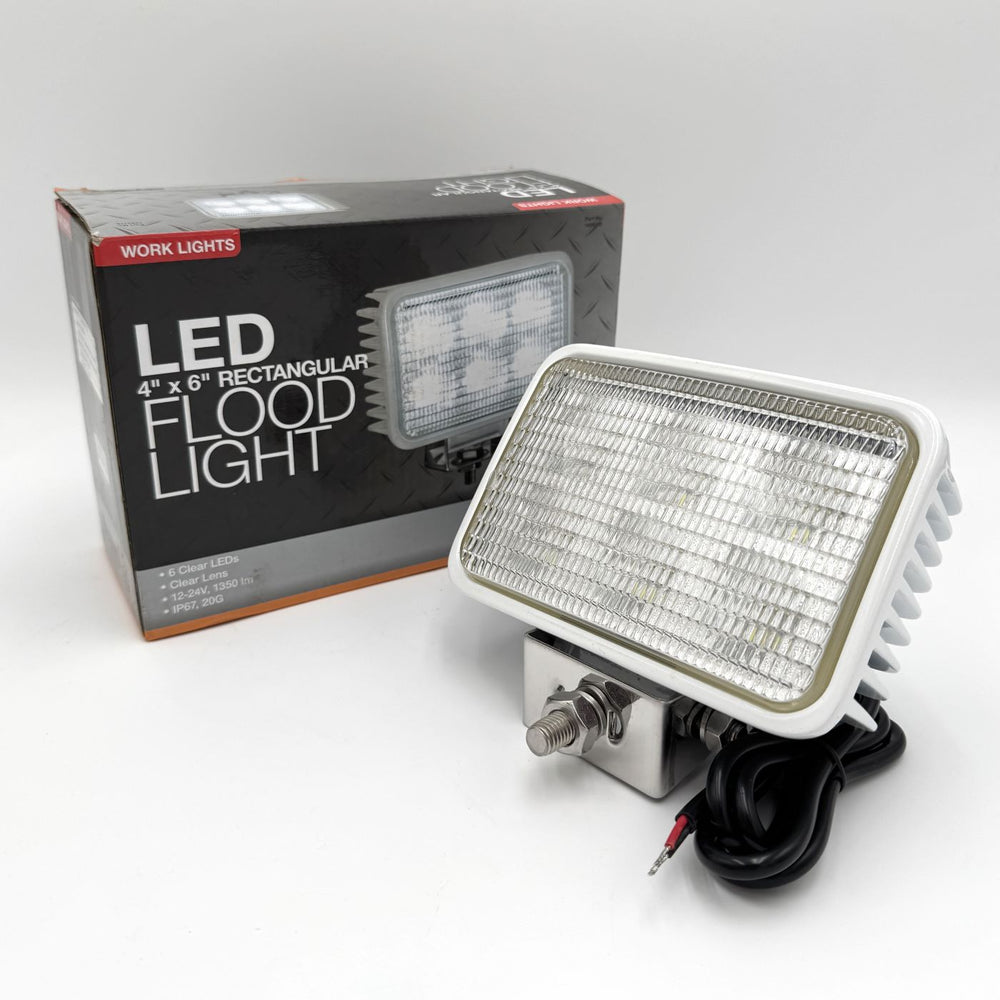 LIGHT,FLOOD,12-24 VDC,6 LED,CLEAR,