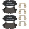 Brembo 2020 Land Rover Defender 110/17-20 Discovery Rear Premium Low-Met OE Equivalent Pad