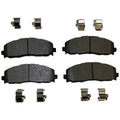 Front Brake Pad Set for 18-20 Jeep JL Wrangler w/ .95 Inch Thick Front Brake Rotors Crown Automotive