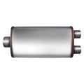 5.00INX11.00INX22.00IN CENTER/DUAL FLOW II SS MUFFLER 3.00IN ID / 2.25IN OD