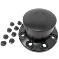 BLACK HUB COVER ABS REAR 19.5 IN 8