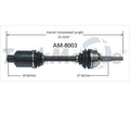 NEW CV AXLE