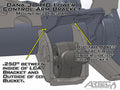 Artec Industries 93-06 Jeep Wrangler TJ Lj Dana 30 Hd Lca Brackets - Normal Hole