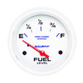 ~(0.6 lbs. 5X5X5)~ GAUGE FUEL LEVEL 2 5/8 IN 240 E TO 33 F ELEC MARINE WHITE