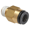 1/4 NPT(F) TO 1/8 AIRLINE 90 DEGREE SWIVEL ELBOW FITTING (10 PCS) DOT APPROVED