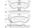 Stoptech Street Brake Pad Rear FOR CM