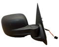 Right Power, Manual Folding Mirror for Jeep 2002-2007 KJ Liberty LHD, Black Crown Automotive