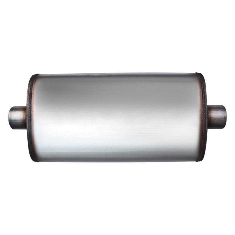 5.00INX11.00INX22.00IN CENTER/CENTER FLOW II SS MUFFLER 3.00IN ID / 3.00IN OD