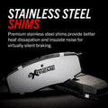 Power Stop 06-13 Audi A3 Front Z26 Extreme Street Brake Pads w/Hardware