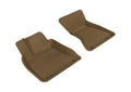 3D MAXpider 2009-2017 Audi Q5/SQ5 Kagu 1st Row Floormat - Tan