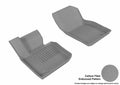 3D MAXpider 2014-2019 Mini Hardtop 2-Door/Convertible Kagu 1st Row Floormat - Gray