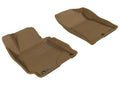 3D MAXpider 2011-2013 Hyundai Elantra Kagu 1st Row Floormat - Tan
