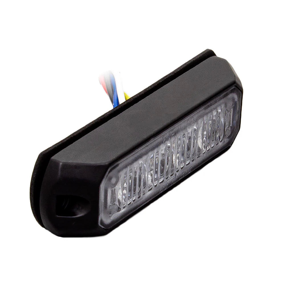 SINGLE COLOR RED MARKER LIGHTS - 3.8 INCH 4 LED