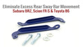 SuperPro 2013 Scion FR-S Base Rear Sway Bar Mount Reinforcement Kit