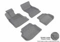 3D CLASSIC FLOOR MAT 2 ROW SET GRAY