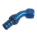 Fragola -16AN Push-Lite End 45 Degree - Blue