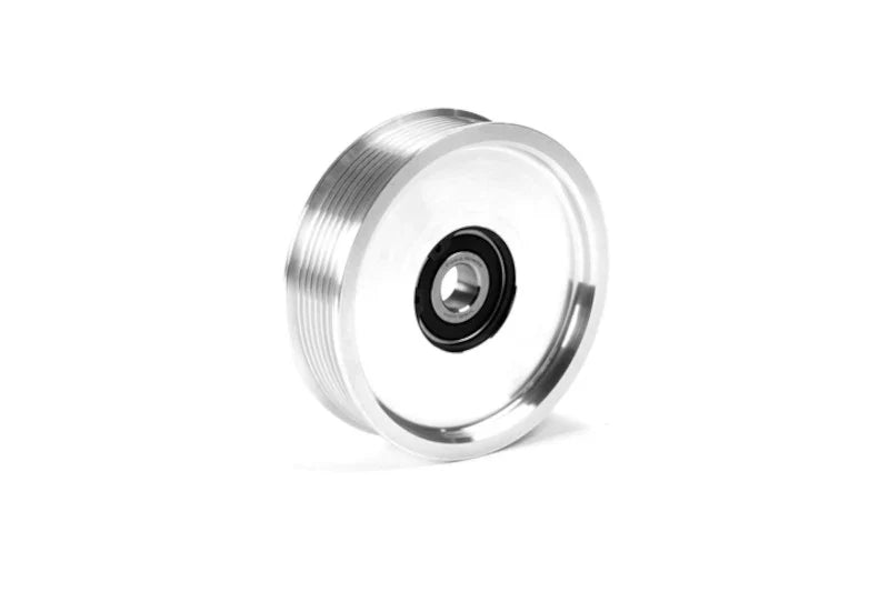 0318 CUMMINS UPPER FAN PULLEY IDLER ( BARE ALUMINIUM FINSH )