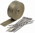 EXHAUST HEAT WRAP LOWERS UNDER HOOD TEMPERATURES AND INCREASES HORSEPOWER