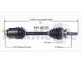 NEW CV AXLE