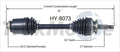NEW CV AXLE