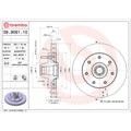 Brembo 2004 Ford F-150 Heritage/1999 F-250 Front Premium OE Equivalent Rotor