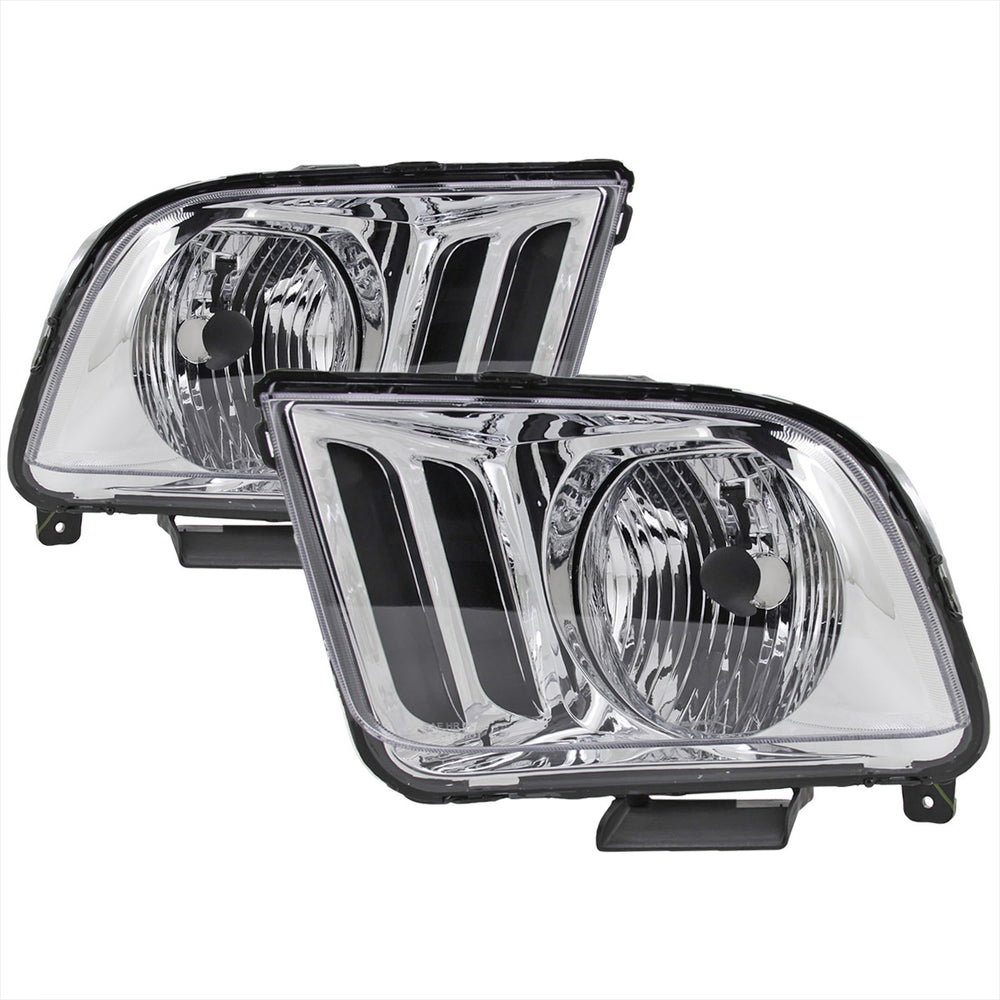 EURO HEADLIGHT CHROME HOUSING
