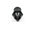 Fragola -20AN Straight Bulkhead - Black