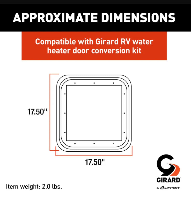 DOOR KIT-SMALL- WHITE 2GWHD