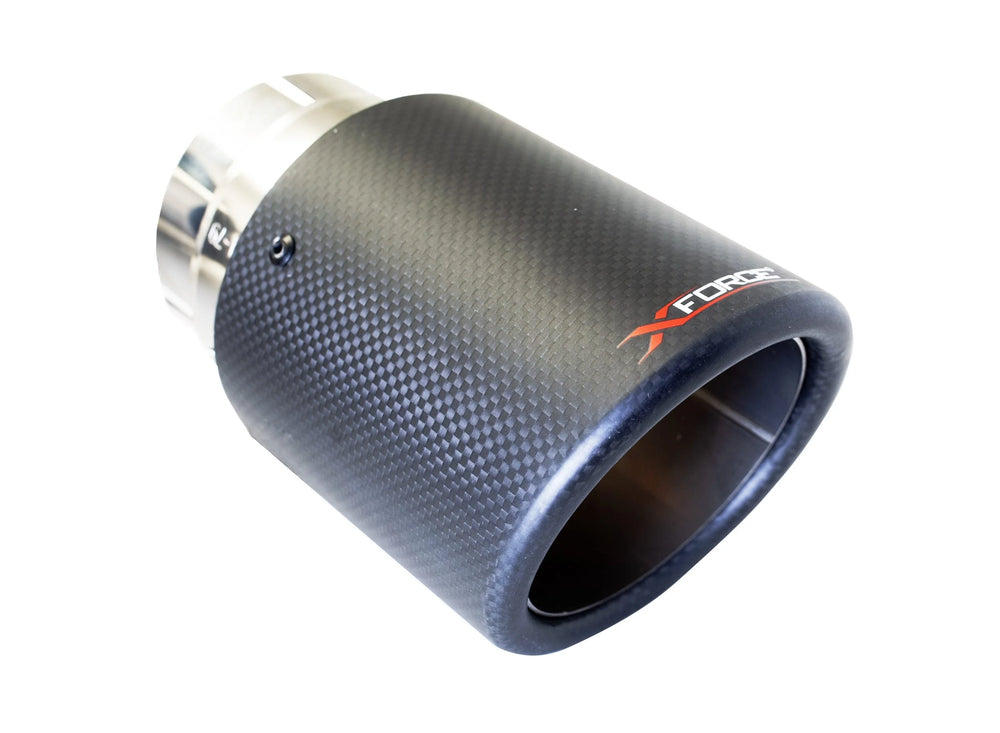 41/2IN O.D CARBON FIBRE DOUBLE WALL ANGLE CUT TIP 21/2IN INLET(63MM) NO APPLICA