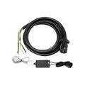 7WAY MOLDED TRAILER END W/ 10FT CABLE AND BREAKAWAY SWITCH