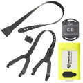 SLSIDESADDLE HELMET & HARD HAT LIGHT USB HANDS FREE UNIVERSAL FIT RECHARGEABLE YELLOW
