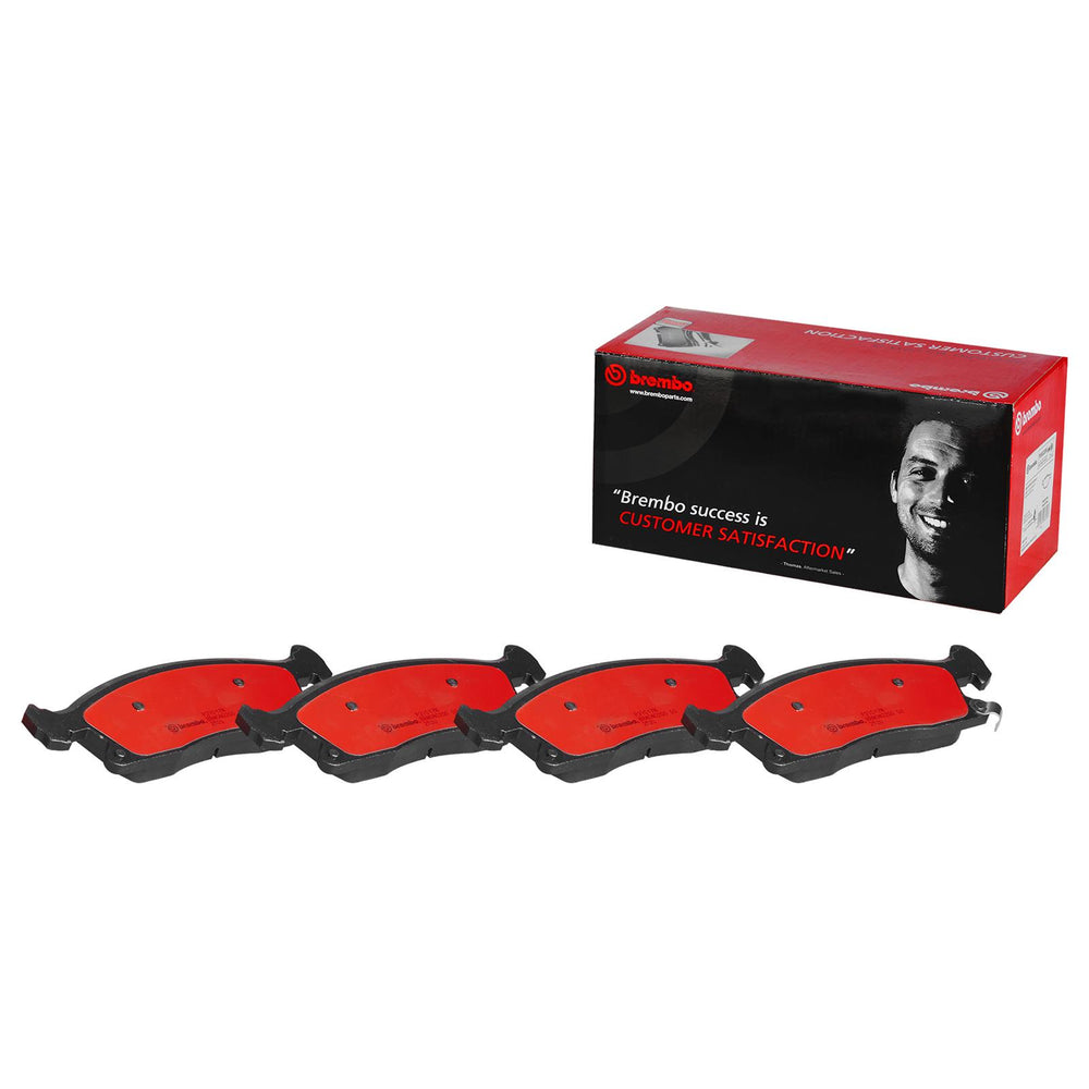 Brembo 11-20 Dodge Durango/Jeep Grand Cherokee Front Premium NAO Ceramic OE Equivalent Pad