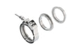 Borla Universal 2.25in Stainless Steel 3pc V-Band Clamp w/ Male and Female Flanges