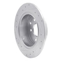 DFC 02-25 Nissan Maxima Rear Right Drilled & Slotted Silver Brake Rotor