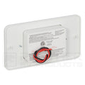 COMBINATION CARBON MONOXIDE/PROPANE ALARM WHITE FLUSH MOUNT 12VDC HARD WIRE