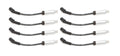 Moroso GM LS/LT 8.5mm Ultra 40 9.75in Long Wire Set w/Alum Heatshield - Black