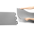 WeatherTech Comfort Mat Connect Corner Mat 25 x 25in. Carbon Fiber - Cocoa