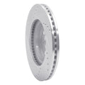 R1 06-19 Scion IQ Front Right Drilled & Slotted Silver Brake Rotor